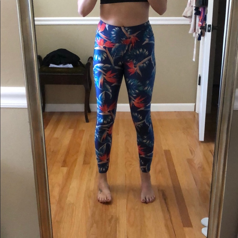 Goldsheep Bird of Paradise Leggings